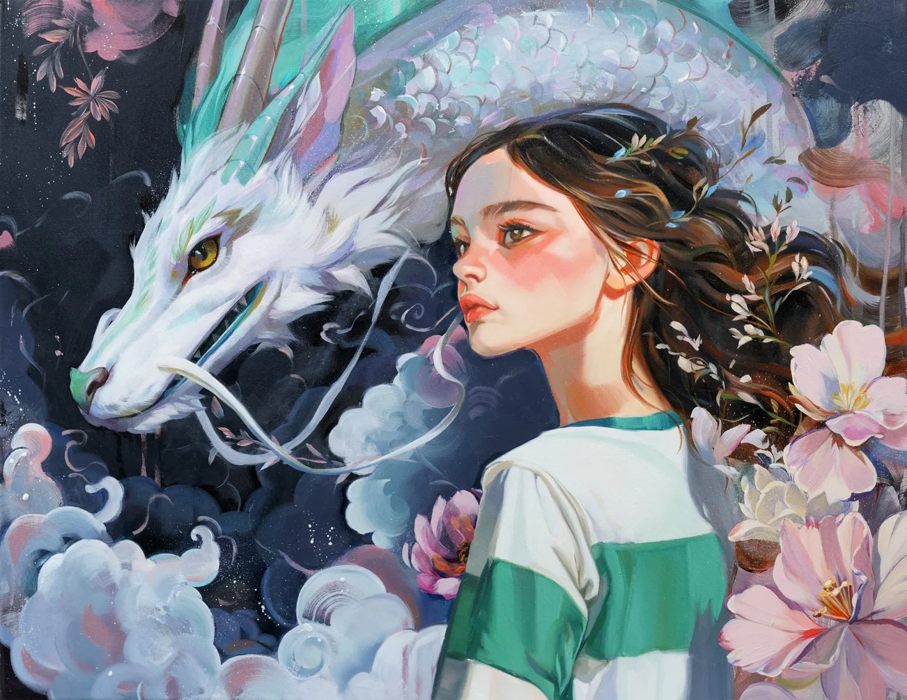 Chihiro & Haku' Limited Edition Fine Art Print — Lioba